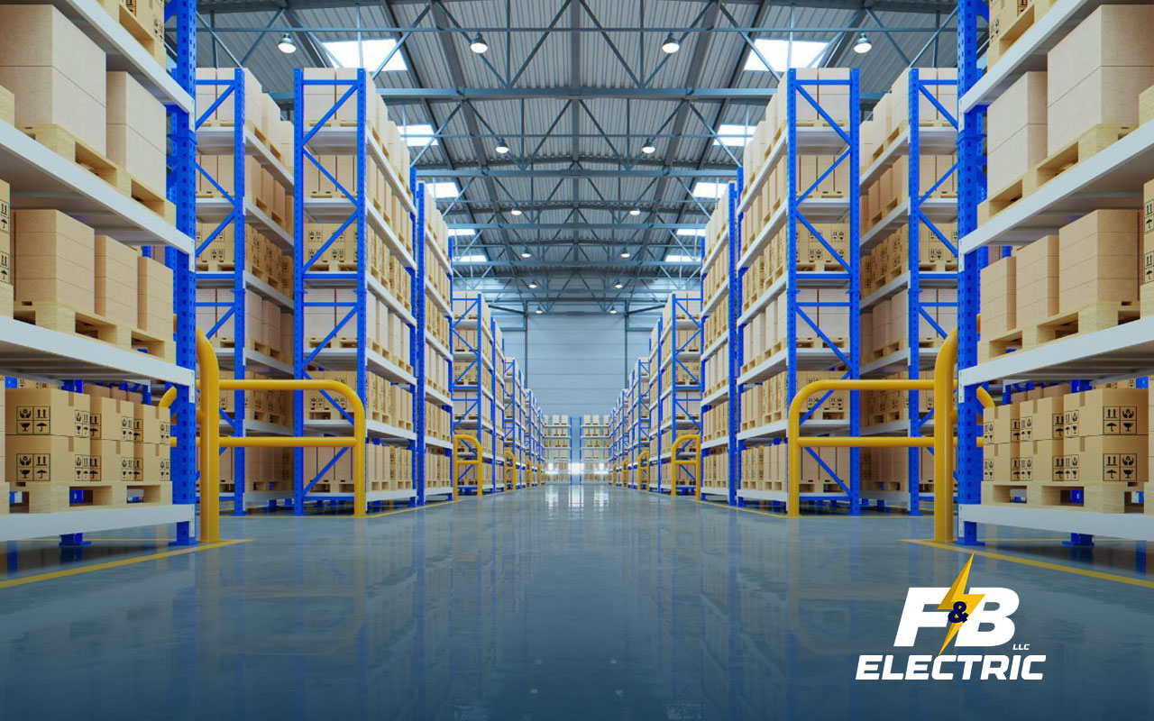 Eco-conscious lighting in a Halethorpe commercial building