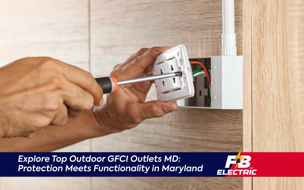 Outdoor GFCI outlets MD professional installation