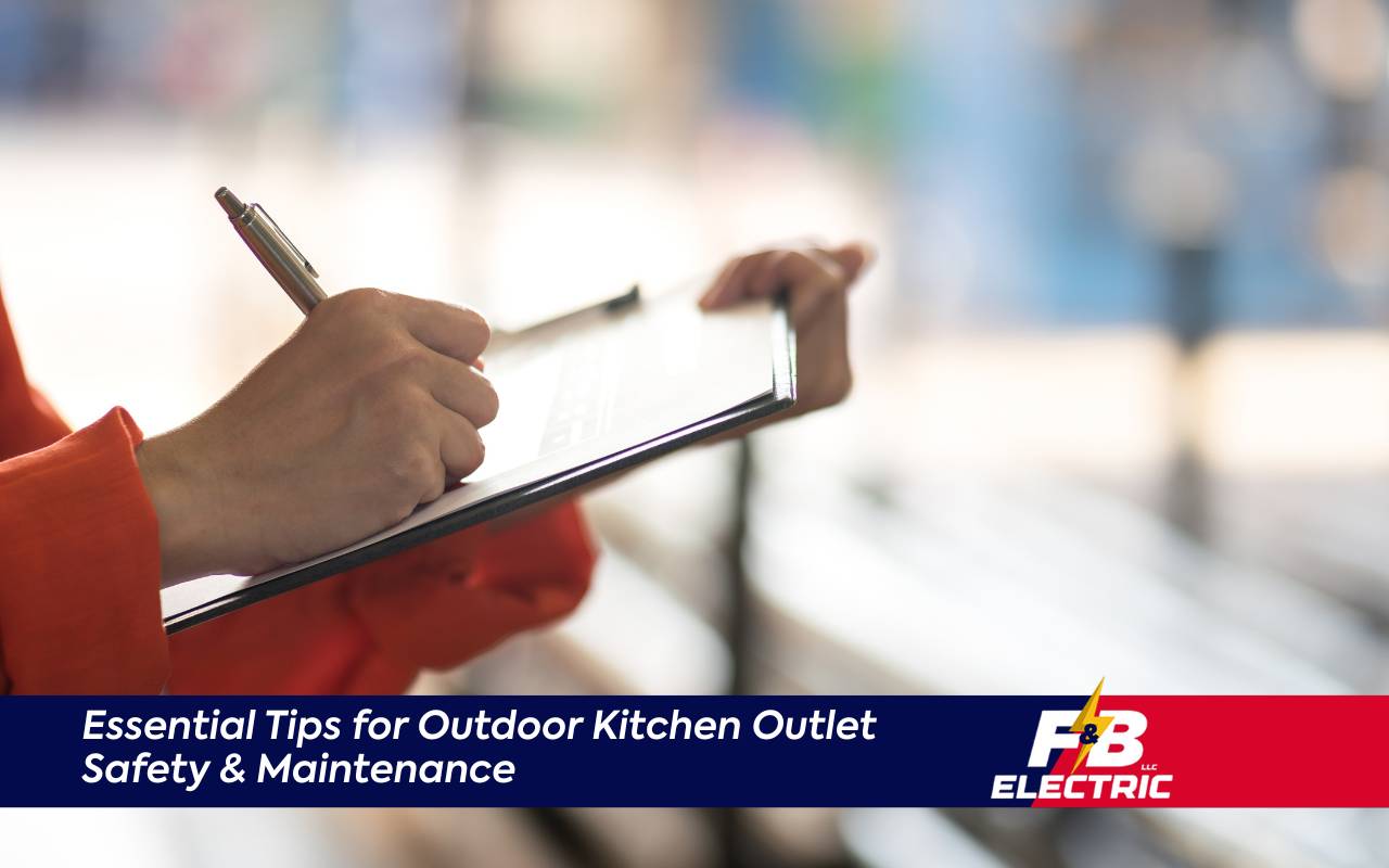Outdoor kitchen outlet safety checklist for secure cooking