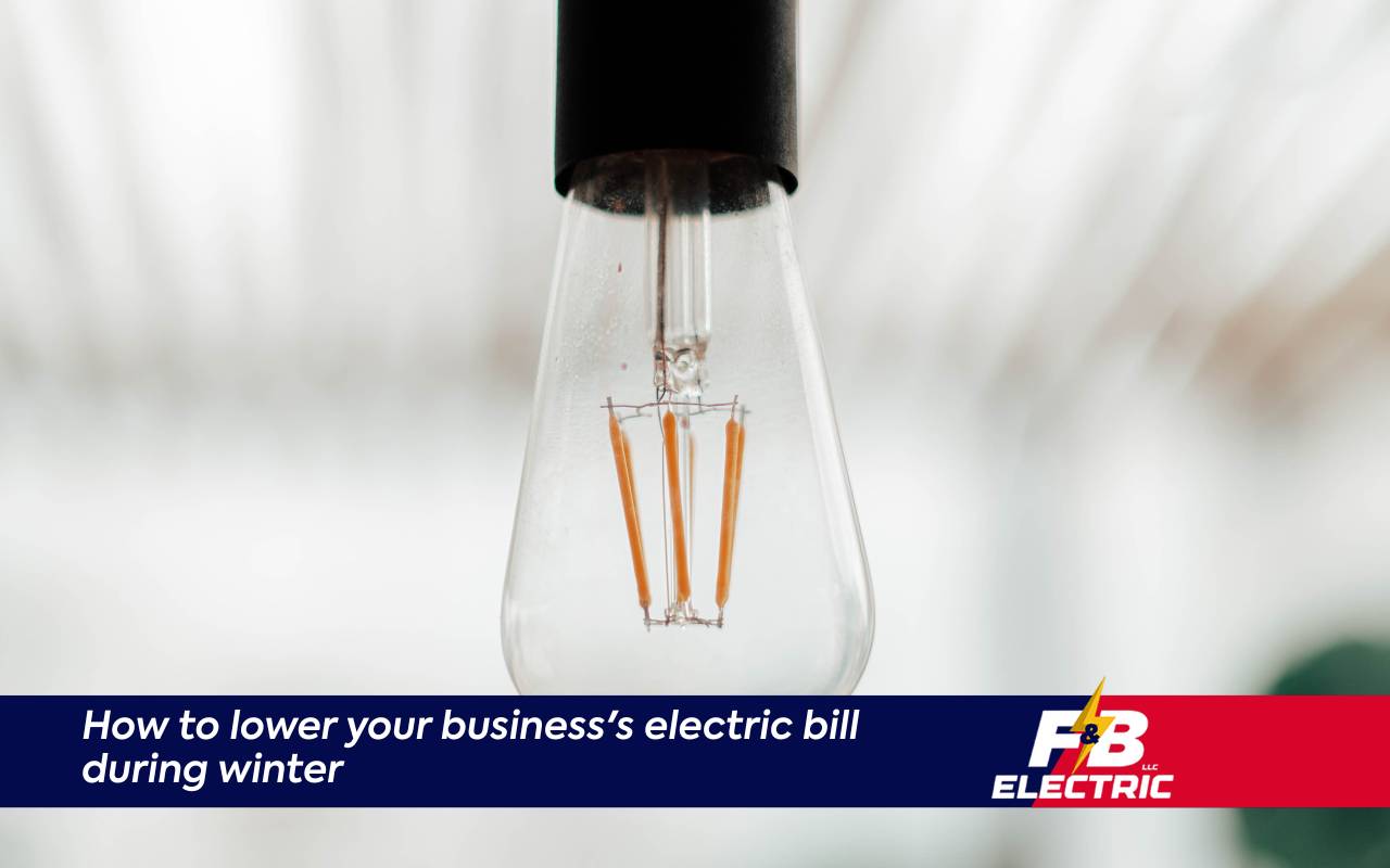 LED office lighting upgrade showing Business Energy-Saving Tips for December in MD in a modern workspace