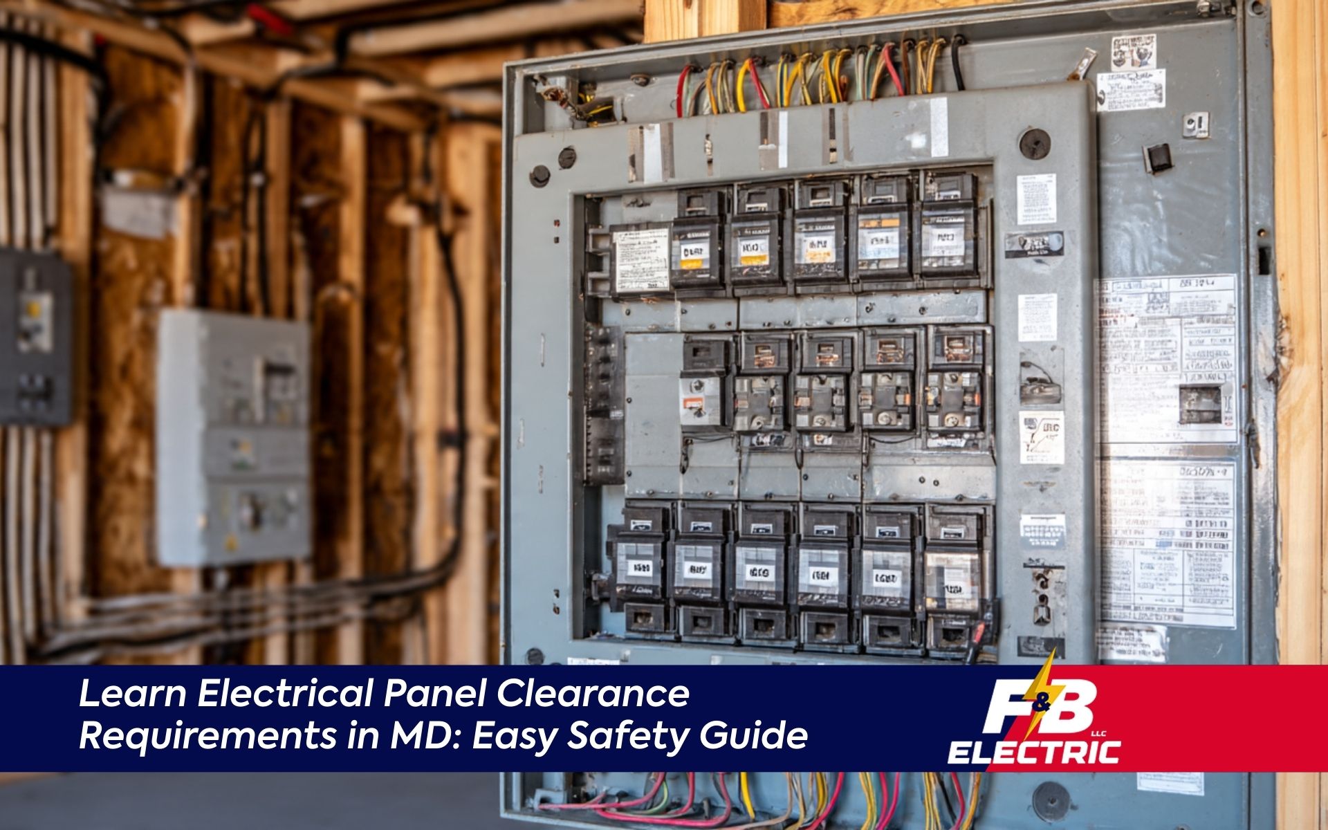Home panel spacing in MD with a clean, well-lit panel area and no stored items