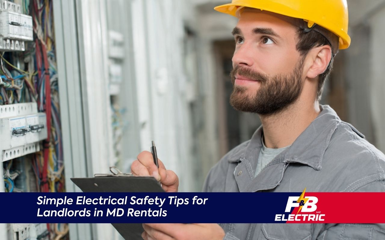 Outlet inspection as part of electrical safety tips for landlords in MD