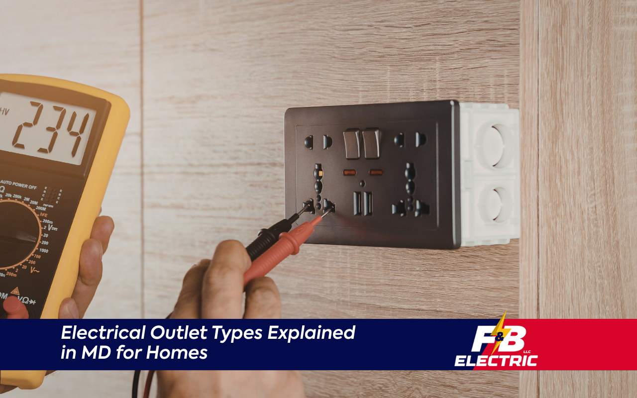 USB outlets in Maryland installed in a family living space