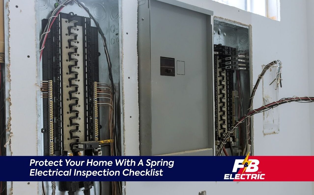Home panel review for a spring electrical inspection checklist in MD