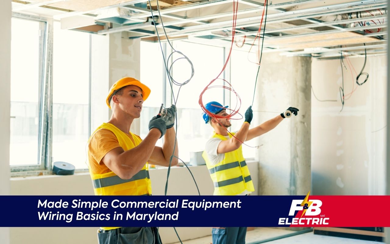 Commercial equipment wiring basics in Maryland showing power needs planning