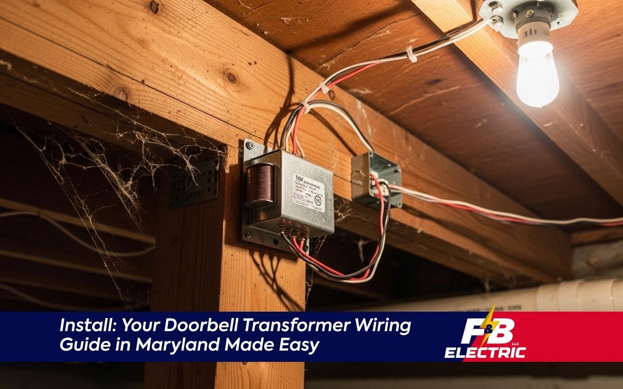 Doorbell transformer replacement in Maryland with safe wiring checks