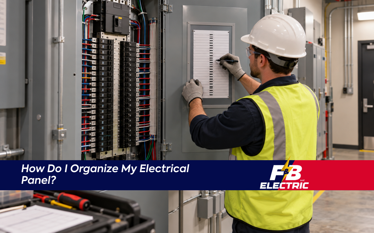 Panel directory organization guide for a clearly organized commercial electrical panel